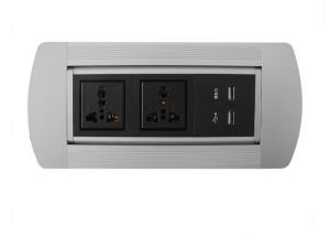 China Meeting Table Smart Flip Up Sockets Cold Rolled Steel Material 13A Current wholesale