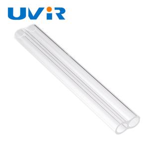 China Heat Resistant Transparent Quartz Tube , Clear Twin Tube Infrared Lamps wholesale
