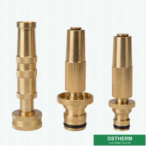China Irrigation Garden Hose Pipe Fittings Brass 4 Inch Spray Nozzle wholesale