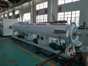 China Computer Control PVC Pipe Extrusion Line , Twin Screw Pvc Tube Making Machine wholesale