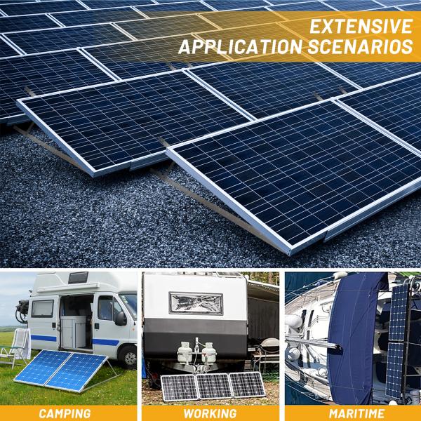 Wholesales Adjustable Triangular Solar Panel Support for Balcony Wall and Flat Roof