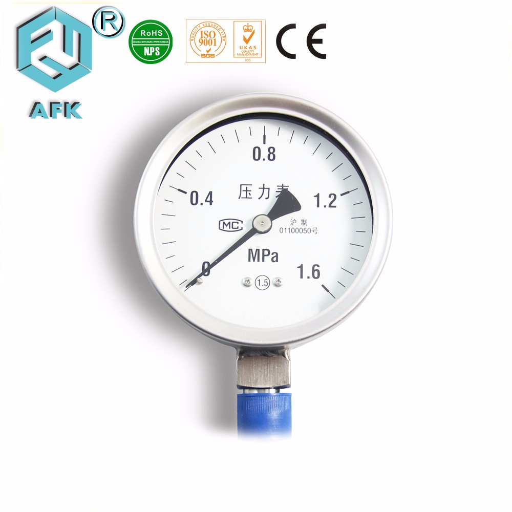 Sanitary Type PSI Stainless Steel Diaphragm Pressure Gauge