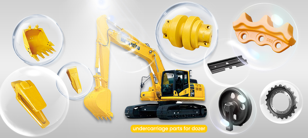 Whole Undercarriage Set For CAT D4E All Series Top Track Roller Idler Sprocket Segment For Undercarriage Spare Parts