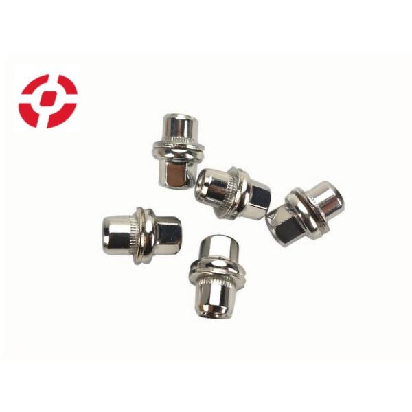 OE RRD500510 Wheel Lug Nut M14x1.5 Thread In Silver Color For Land Rover Range Rover