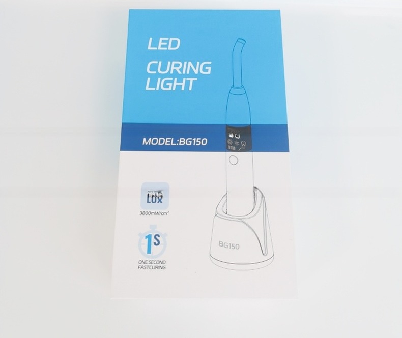 Metal Tips 1 Second Dental Light Cure Wireless Strong Power LED Dental Curing Light