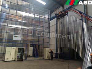 China Vertical Wheel Automated Powder Coating Line Pre Treatment CE wholesale