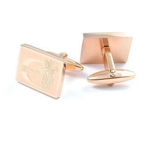 China Tagor Jewelry Regular Inventory High Quality Hot 316L Stainless Steel Cuff Links CQK100 wholesale