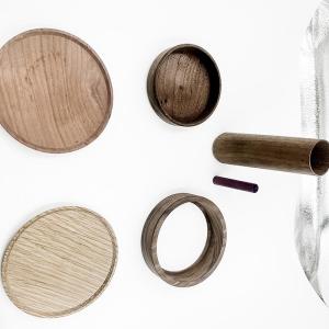 China Wood Rapid Prototype Machining Black Walnut Table Calendar Base wholesale