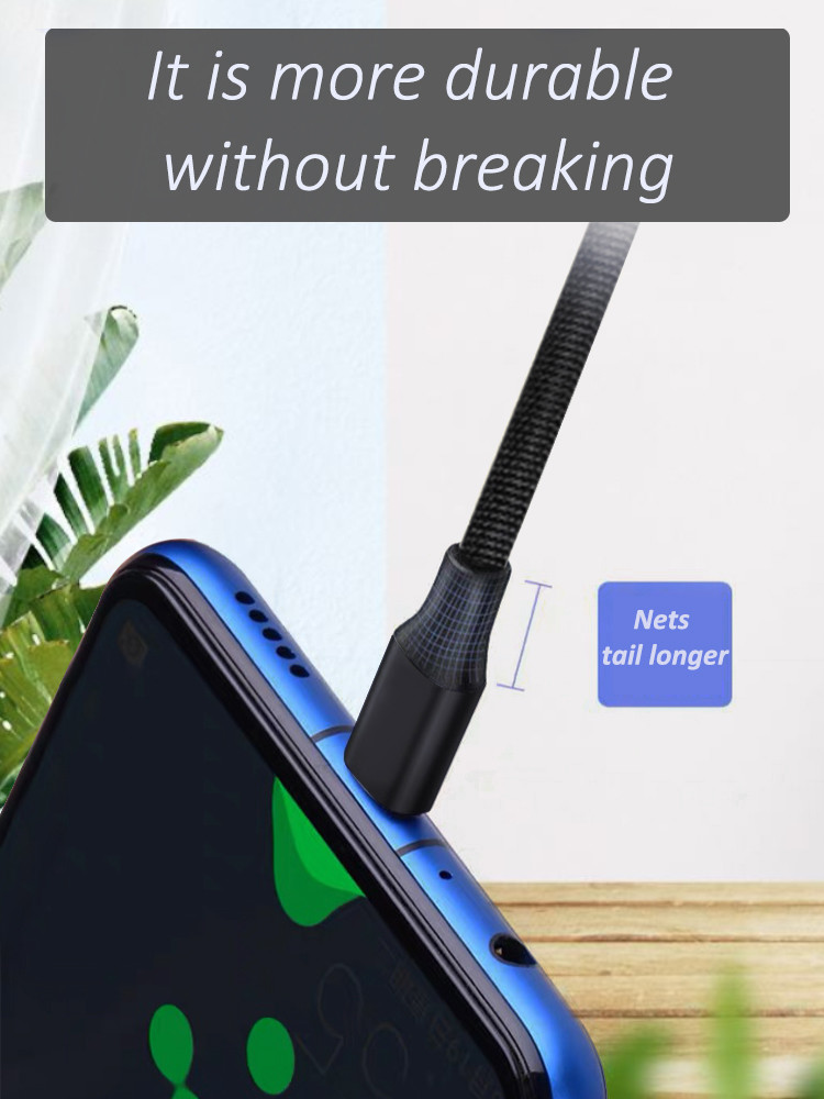 OEM Nylon Braided 6ft Micro USB Charging Cable For Android Phone