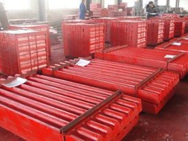 shanbao Jaw Crusher spare parts high manganese casting PE jaw plate for jaw crusher