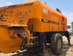 Electric Used Concrete Trailer Pump Sany HBT6013 90KW Rated Power
