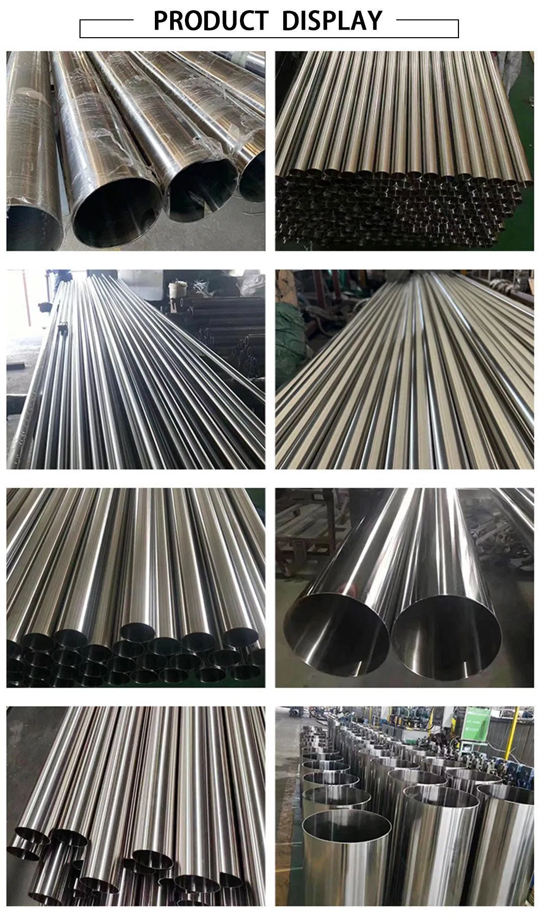 ASTM AISI Ss201/304/304L/316/316L/310S Cold Drawn Hot/Cold Rolled Rhs Round/Square/Rectangular/Hollow Precision Capillary Stainless Steel Seamless/Welded Pipe