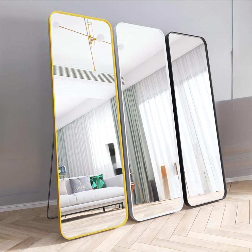 Large Floor Mirror Craft Art Wall Decor Long Length Full Size Fashion Mirror for Home