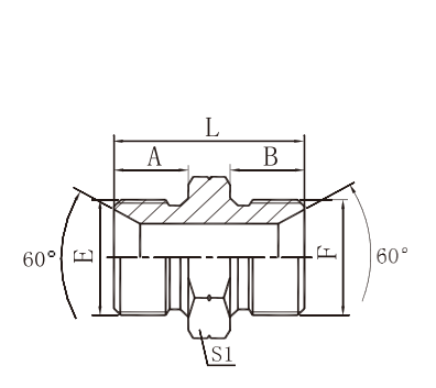 High Pressure 1B-02-04 3/4" Garden Hose Adapter Fitting