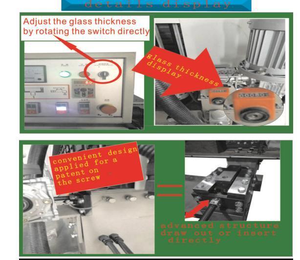 8 Motors Glass Round Edge Edging Grinding Machine St811