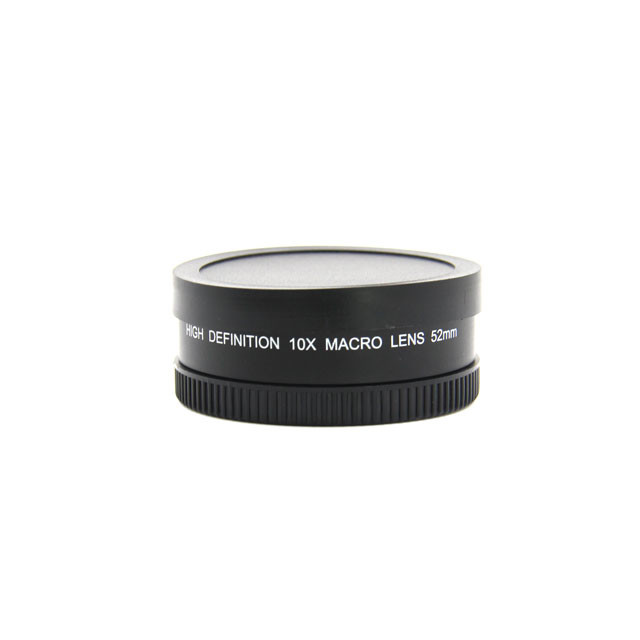 Black Macro Camera Lens External light size 54mm X 17mm 0.185kg Weight