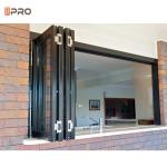 Soundproof Aluminium Bifold Glass Window Screens Bifold Aluminum Doors