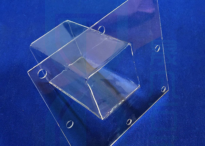 Customized Quartz Oil Burner Bulb Glass Tube ISO9001 Science Lab