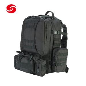 China Black Multifunctional Military Tactical Backpack Molle Detachable wholesale