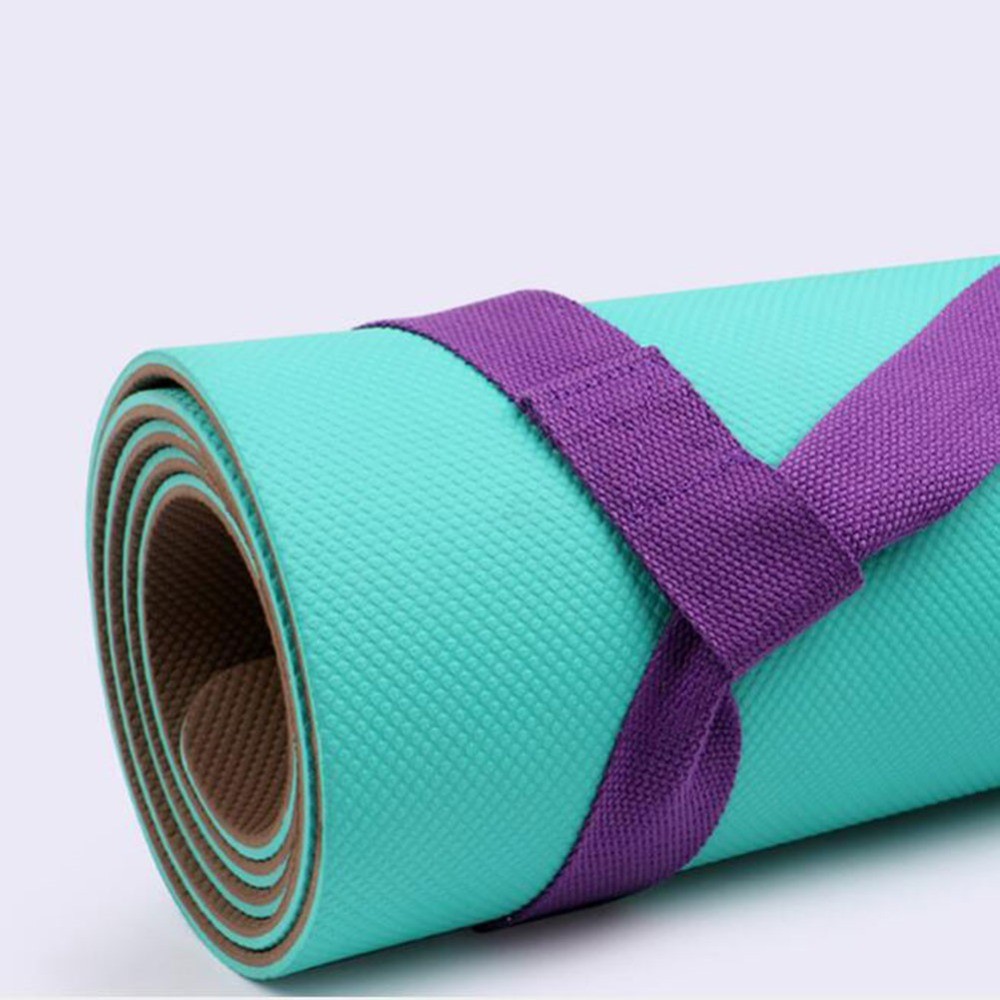 Adjustable Yoga Mat Belt Strap , Stretch Fitness Elastic Yoga Mat Strap