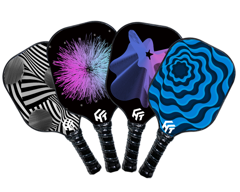 PP Honeycomb Core Glass Fiber Pickleball Paddle Custom With 110mm Handle Grip Circumference