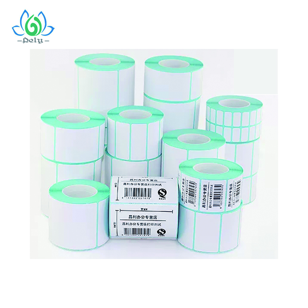 Waterproof High Adhesive Blank Vinyl Record Label Stickers , Blank Roll Labels