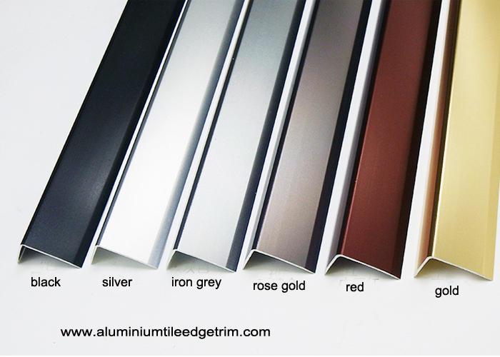 angle shaped aluminium floor edge trim