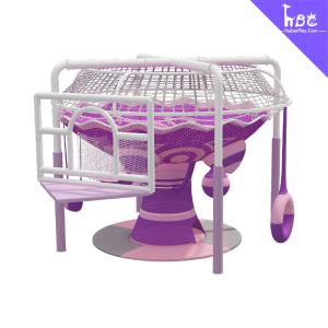 High Strength Rainbow Playground Netting Children Playground Safety Net