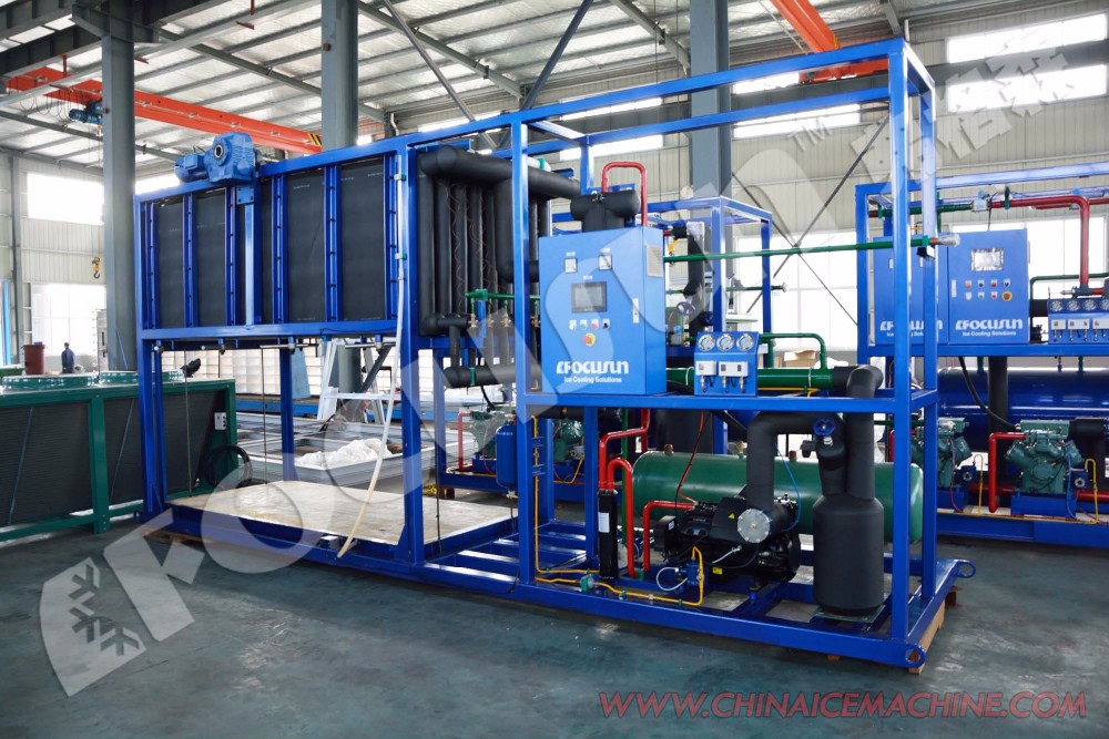 Refrigeration Block Ice Machine With Video Outgoing-Inspection In Market