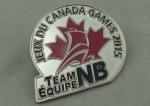 JEUX DU Canada Games Soft Enamel Lapel Pin With Brass / Nickel Plating