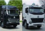 Two Sleepers Cabin Sinotruk Howo A7 6x4 Tractor Truck 351 - 450hp Euro 2