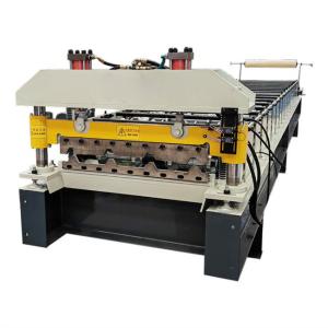 China Aluminum Roof Panel Roll Forming Machine Thickness 0.3-0.6mm wholesale