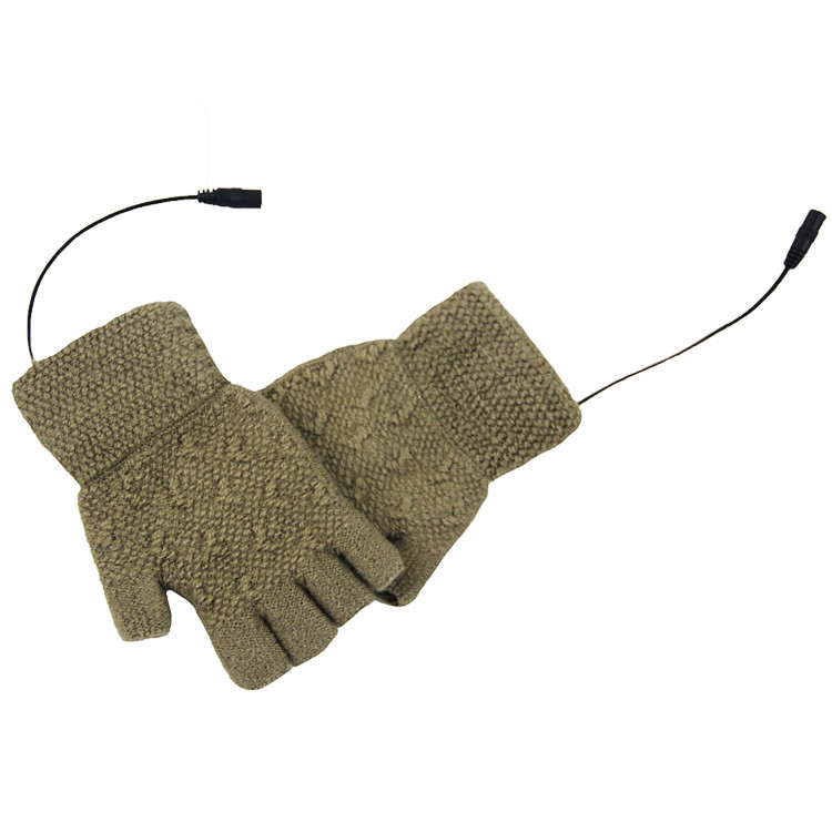 Ladies Portable Graphene Heating Pad Hand Warmer Gloves For Office