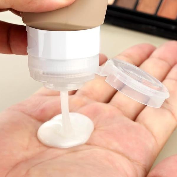 Ocean Blue Toiletries Silicone Travel Bottle Set Reusable 60ML