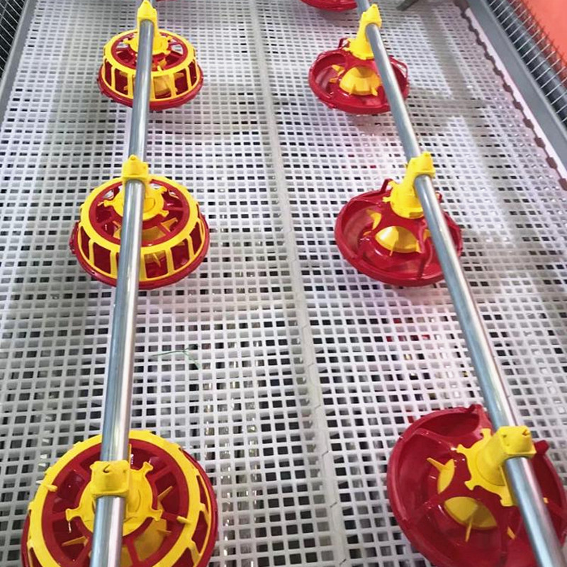 Automatic Poultry Feeding Broiler Equipment Chicken Floor Ground System 1.1KW
