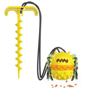 China Elastic Plastic Cute Pet Toys Outdoor Water Dog Chewing Ball wholesale