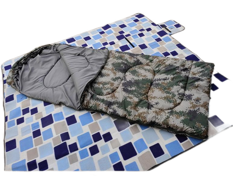 Thickened Winter Sleep Bag Envelope Style for Outdoor Warm Traveling Hiking