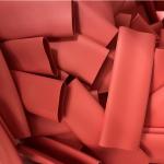 19.1mm Dual Wall Adhesive Heat Shrink Tubing Red PE Electrical Shrinkable Tube