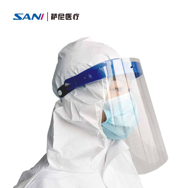 Disposable Multiple Protection Adjustable Face Shield Anti Splash Anti Fog