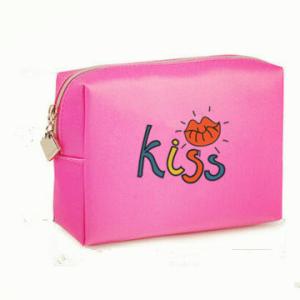 China Hot selling cosmetic bag with printed design. wholesale