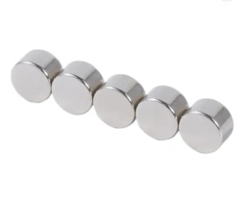 Powerful Diametric Cylinder Magnets N52 Silver Coating Sample Available