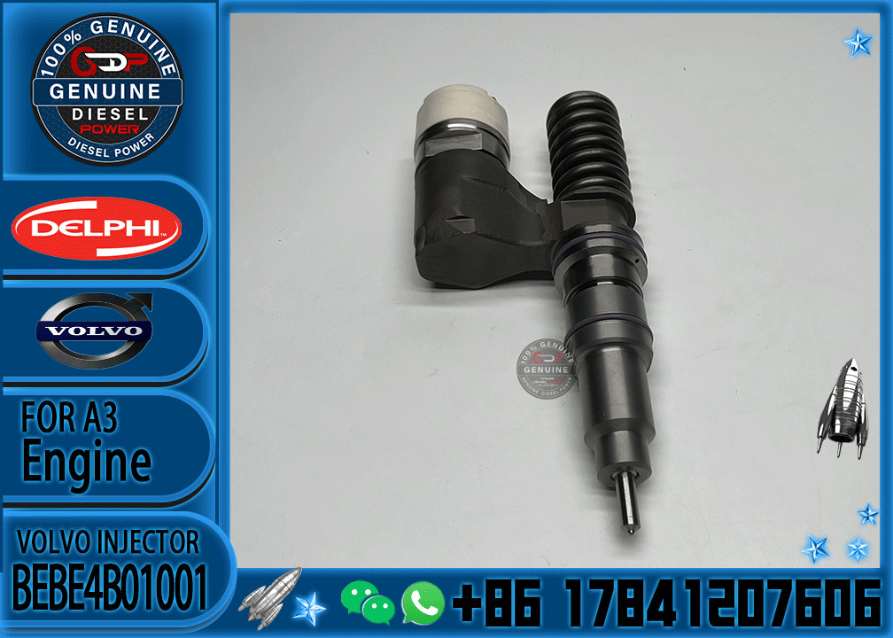 Diesel Fuel Injector 1677154 8112556 BEBE4B01001 BEBE4B17102 EX631012 RG33967 33800-84100 BEBE4B15002 HRE329 For VOL