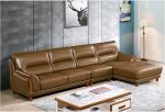 3 Seater Contemporary Living Room Sofa leather wood frame with low price