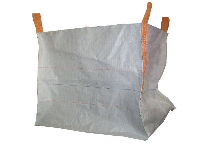90x90x140cm White PP Woven Jumbo Bags 100% Virgin Polypropylene Founded 1000kg