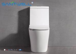 China Bathroom Single Piece Toilet sanitary ware 1 hole siphonic WC wholesale