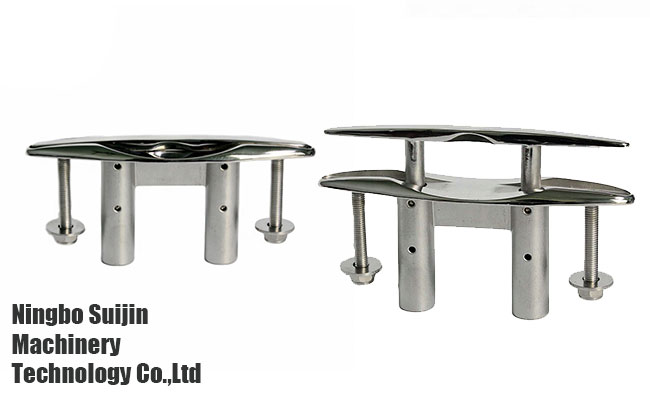 316 Stainless Steel Boat Marine Flush Mount Pull up Cleat Lift Casting