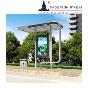 China Stainless Steel Forecast H3050MM LCD Smart Bus Shelter wholesale