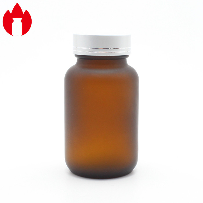 Amber Soda-Lime Glass Bottle For Tablet Or Pill