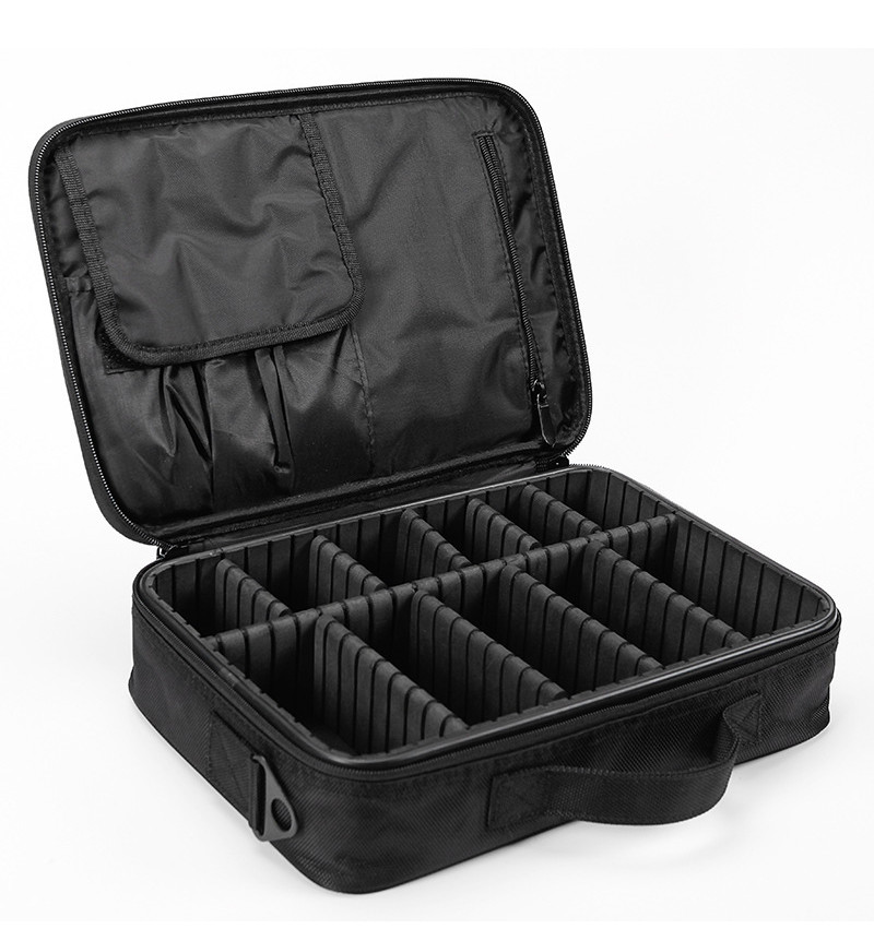 Women Portable Travel Oxford L34*D8cm Makeup Bag Case