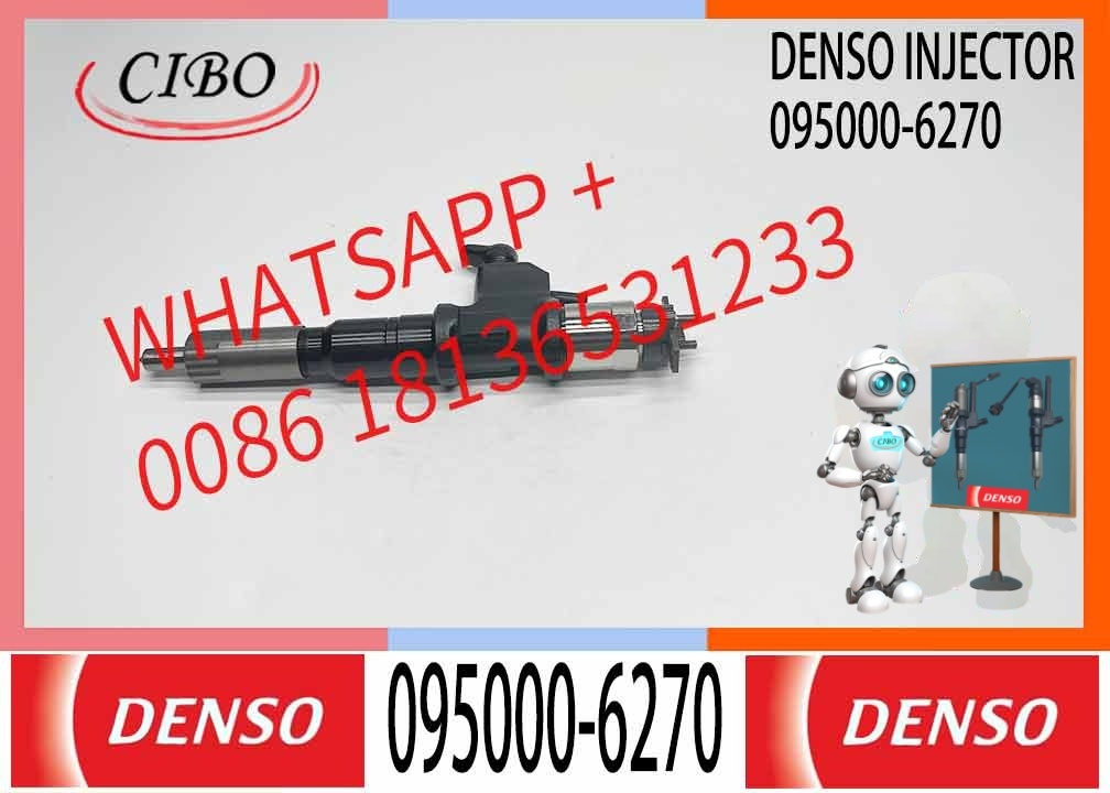 Common Rail DENSO Fuel Injector 095000-6270 095000-6274 For Diesel ISUZU 6UZ1 8-97610254-0 Engine